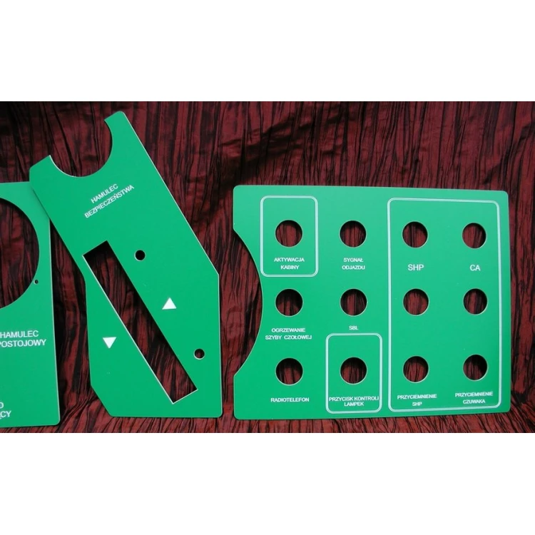 Front Panels for Machines and Devices - Thickness: 1.6mm