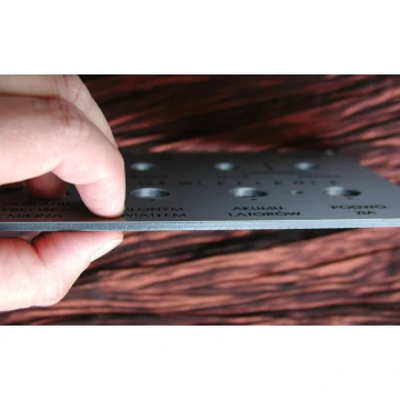 Front Panels for Machines and Devices - Thickness: 3.2mm
