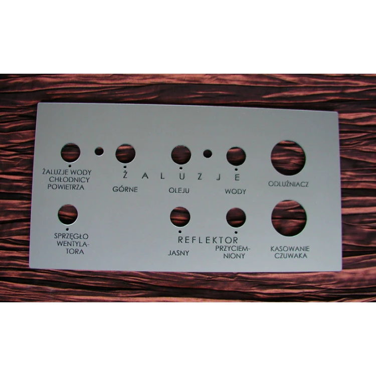 Front Panels for Machines and Devices - Thickness: 3.2mm
