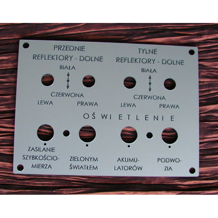 Front Panels for Machines and Devices - Thickness: 3.2mm