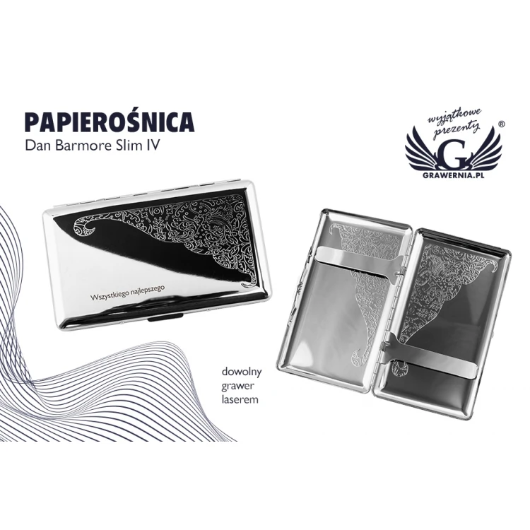 Dan Barmore SLIM IV Cigarette Case - PAP004