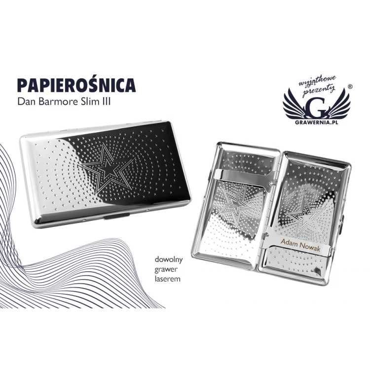 Dan Barmore SLIM III Cigarette Case - PAP003