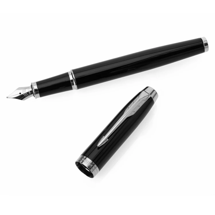 Parker IM Black GT set - fountain pen + ballpoint pen with case - PAR252