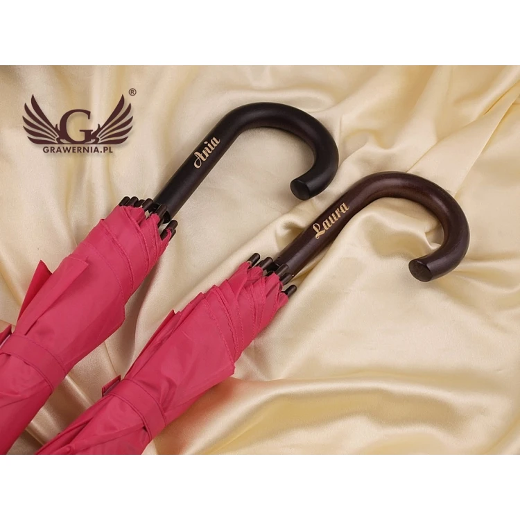 STICK Umbrella with Your Engraving - 15 Colors to Choose From