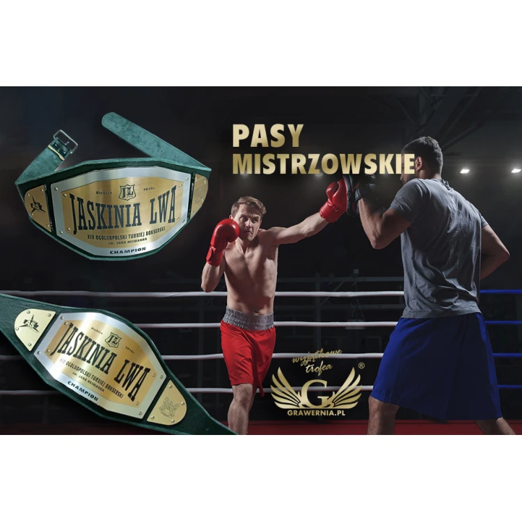 BOXER'S CHAMPIONSHIP BELT - BOX CHAMPION - P017