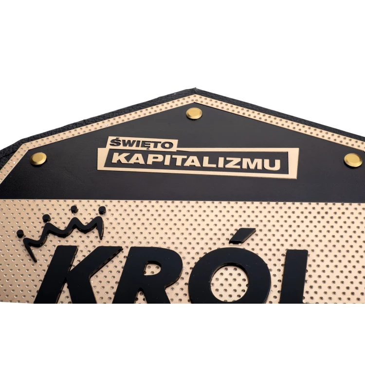 CHAMPION CHAMPIONSHIP BELT WITH BRASS CNC ENGRAVING - P058