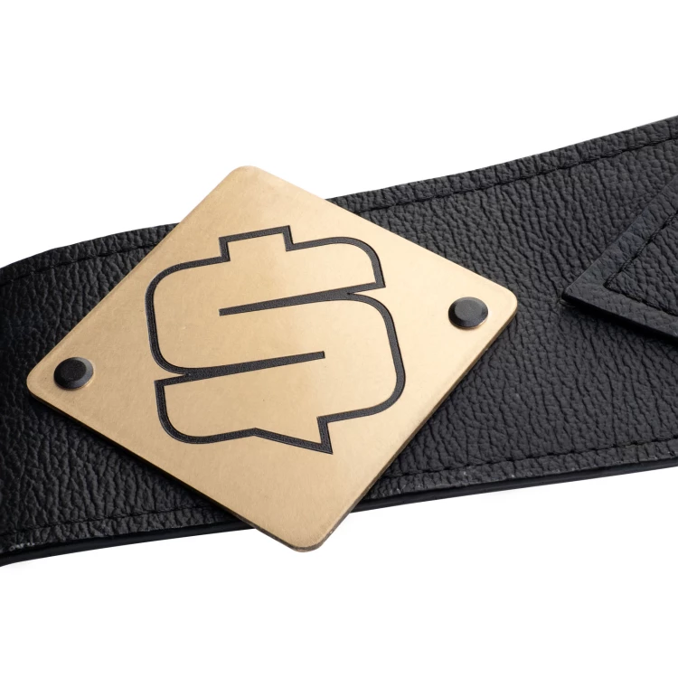 CHAMPION CHAMPIONSHIP BELT WITH BRASS CNC ENGRAVING - P058