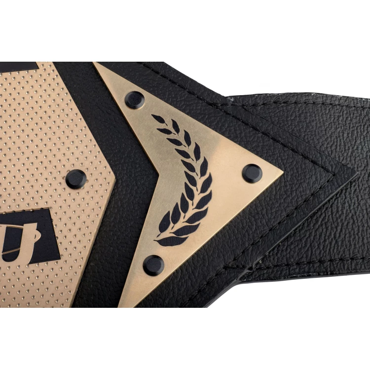 CHAMPION CHAMPIONSHIP BELT WITH BRASS CNC ENGRAVING - P058
