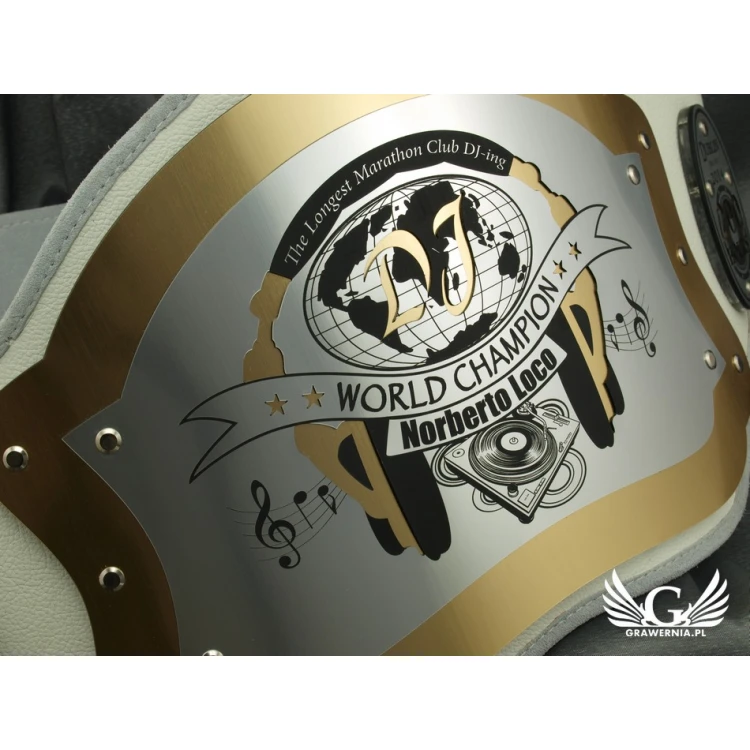 CHAMPIONSHIP BELT CHAMPION - DJ - P020
