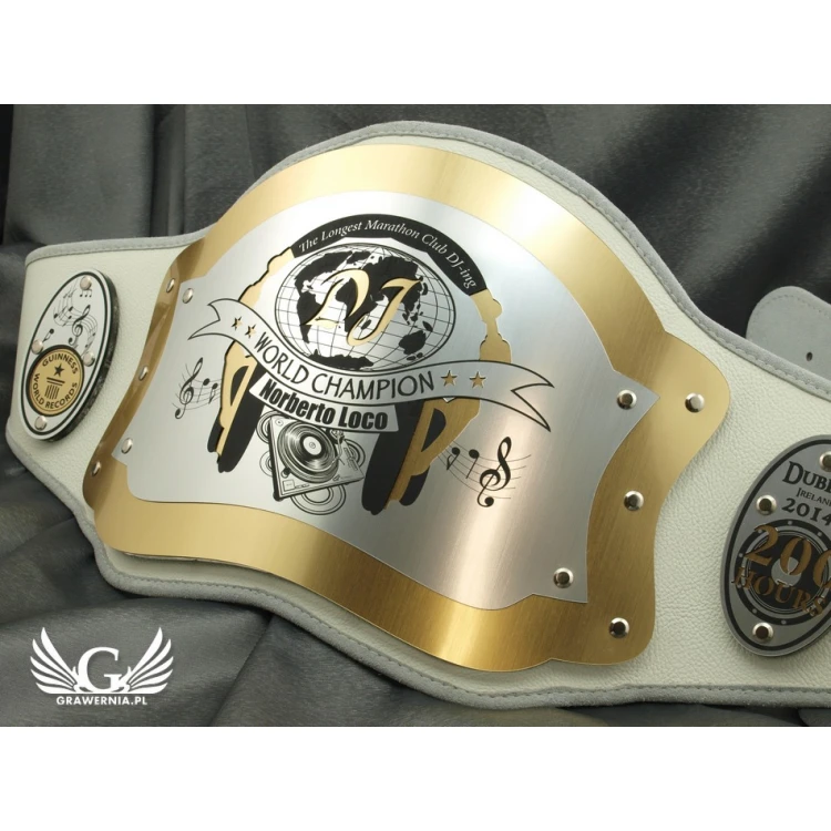CHAMPIONSHIP BELT CHAMPION - DJ - P020