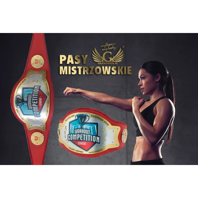 WORKOUT CHAMPION CHAMPIONSHIP BELT - P041