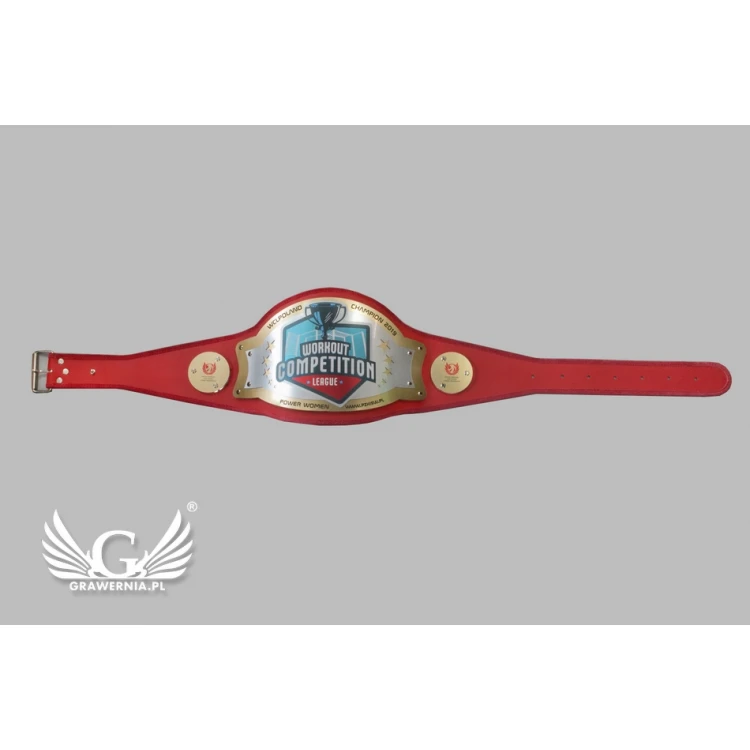 WORKOUT CHAMPION CHAMPIONSHIP BELT - P041