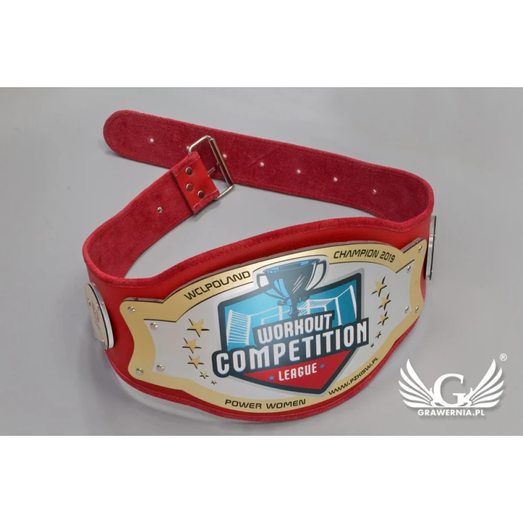 WORKOUT CHAMPION CHAMPIONSHIP BELT - P041