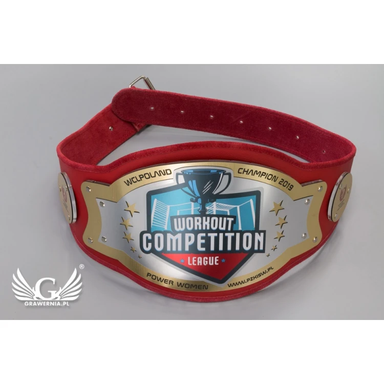 WORKOUT CHAMPION CHAMPIONSHIP BELT - P041