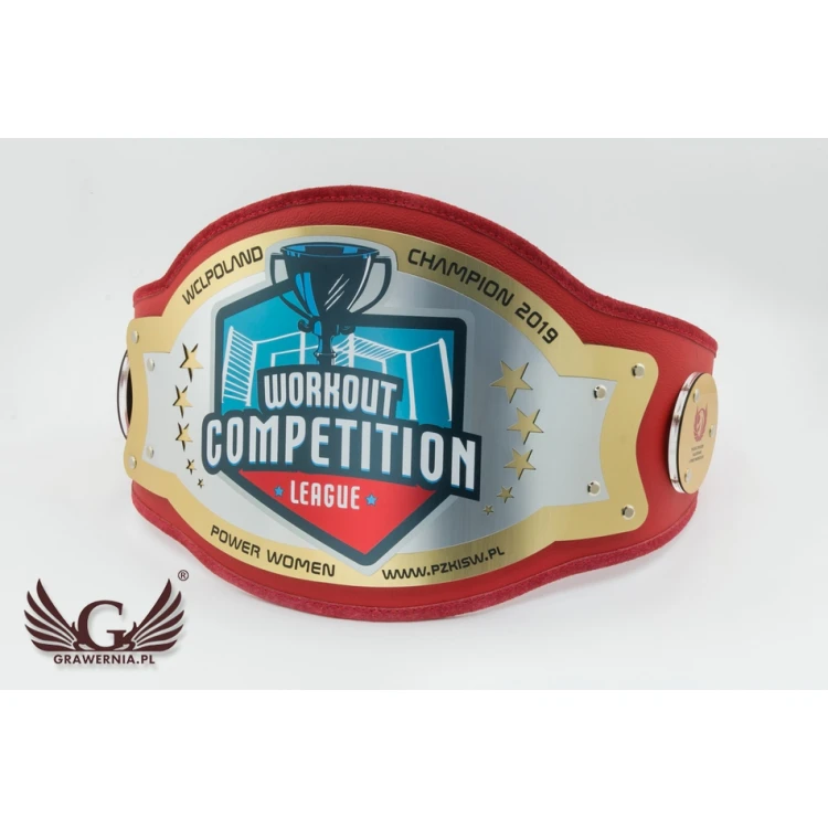 WORKOUT CHAMPION CHAMPIONSHIP BELT - P041