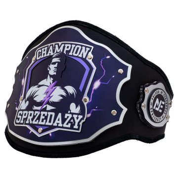 Personalisable championship belt - a unique gift for an athlete - dimensions 132x27,5 cm - P069