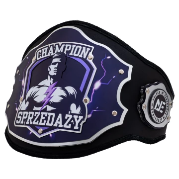 Personalisable championship belt - a unique gift for an athlete - dimensions 132x27,5 cm - P069