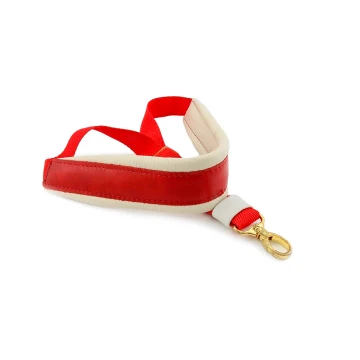 SAXOPHONE STRAP white-red - model: Hammond - Comfort version - PDS11
