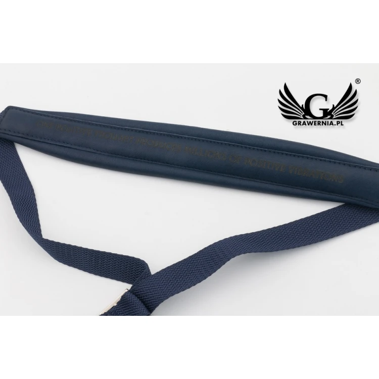 SAXOPHONE STRAP dark blue - model: Scat - Comfort version - PDS14