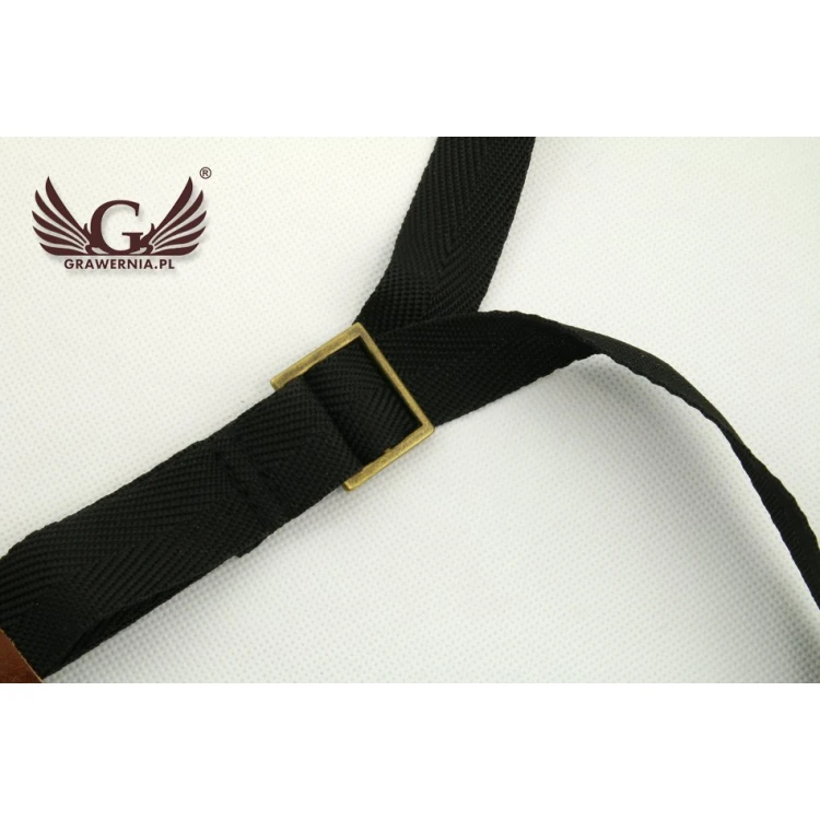 SAXOPHONE STRAP black-brown - Stroll model - Comfort version - PDS21