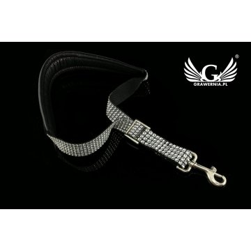 SAXOPHONE STRAP black-silver - Pentatonic model - Exclusive version - PDS26
