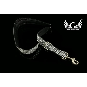 SAXOPHONE STRAP black-silver - Pentatonic model - Exclusive version - PDS26