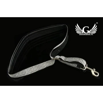 SAXOPHONE STRAP black-silver - Black Beat model - Exclusive version - PDS27