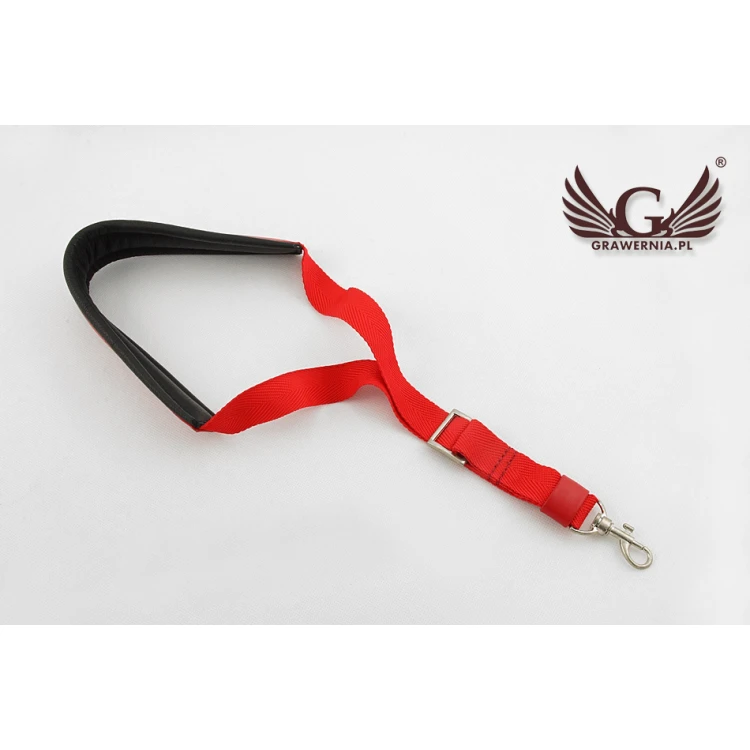 SAXOPHONE STRAP red - black - model: All Stars - Comfort version - PDS12