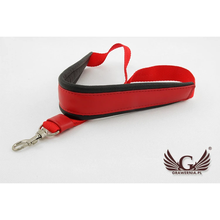 SAXOPHONE STRAP red - black - model: All Stars - Comfort version - PDS12
