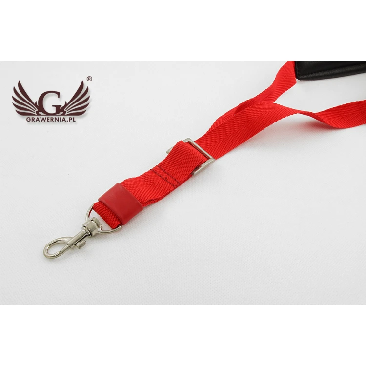 SAXOPHONE STRAP red - black - model: All Stars - Comfort version - PDS12