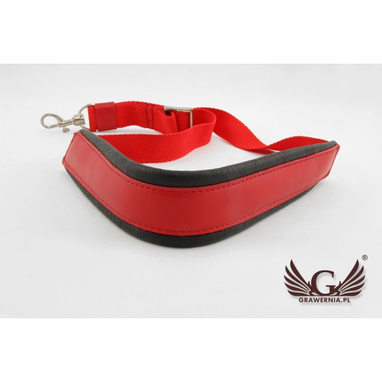 SAXOPHONE STRAP red - black - model: All Stars - Comfort version - PDS12