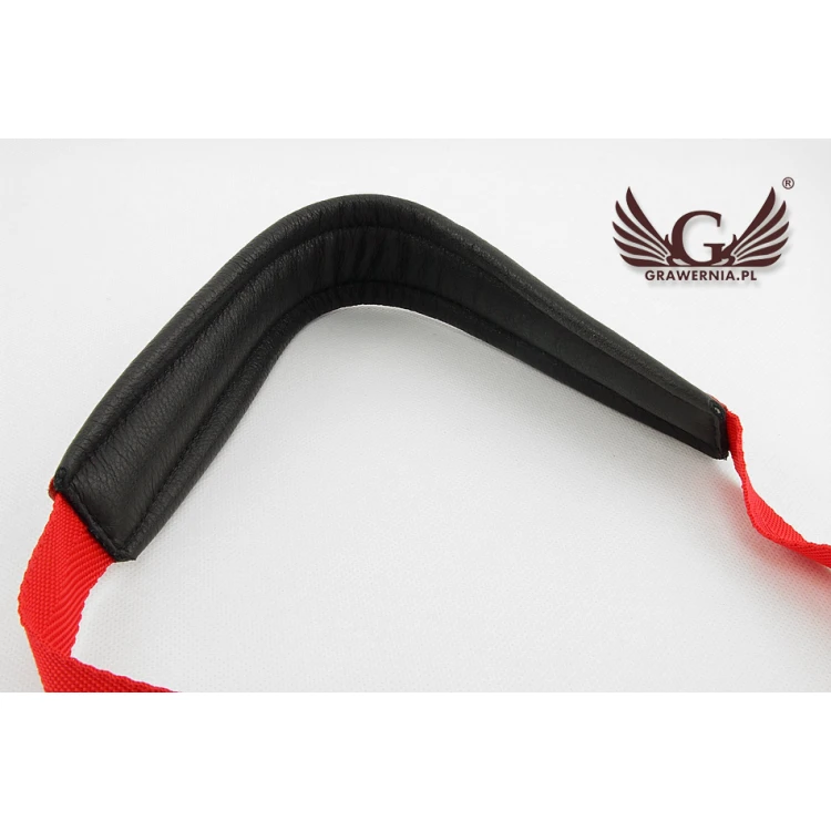 SAXOPHONE STRAP red - black - model: All Stars - Comfort version - PDS12