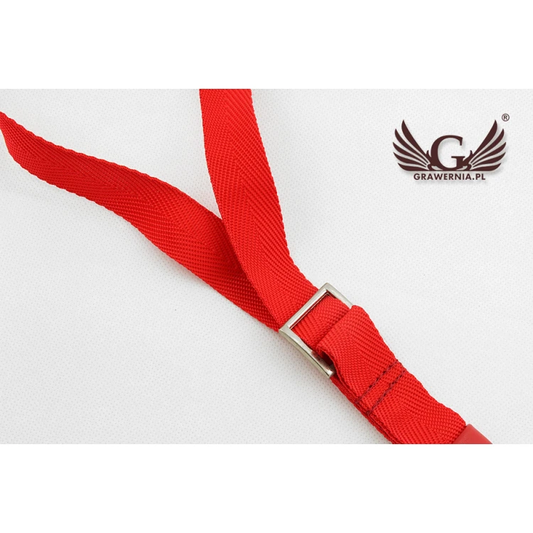 SAXOPHONE STRAP red - black - model: All Stars - Comfort version - PDS12