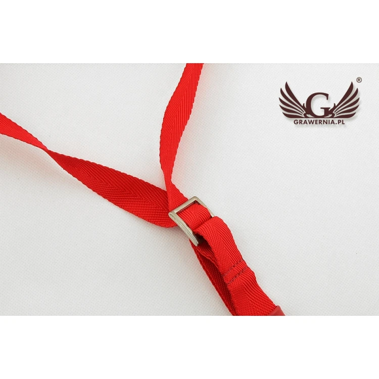 SAXOPHONE STRAP red - model: Riff - Comfort version - PDS13