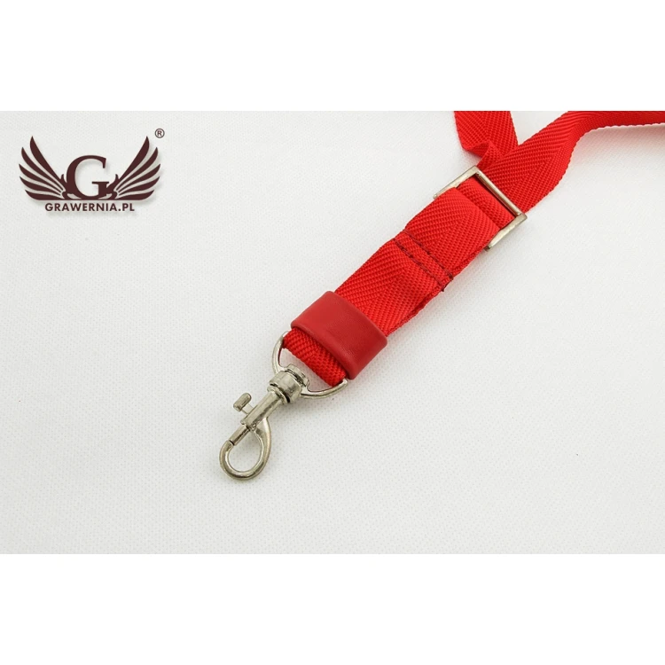 SAXOPHONE STRAP red - model: Riff - Comfort version - PDS13