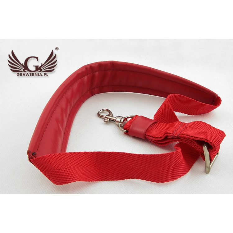 SAXOPHONE STRAP red - model: Riff - Comfort version - PDS13