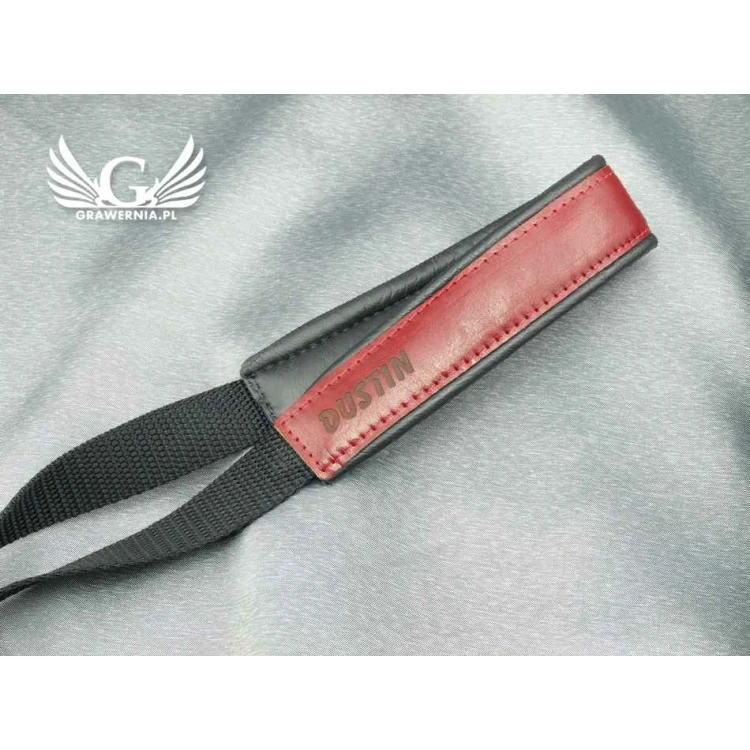 SAXOPHONE STRAP black-burgundy - model: Jazz - Comfort version - PDS4