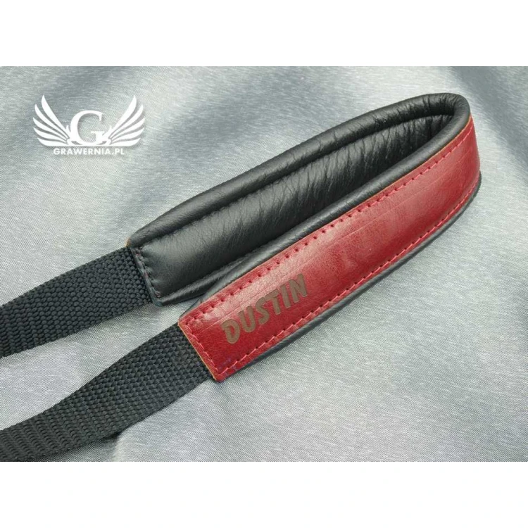 SAXOPHONE STRAP black-burgundy - model: Jazz - Comfort version - PDS4
