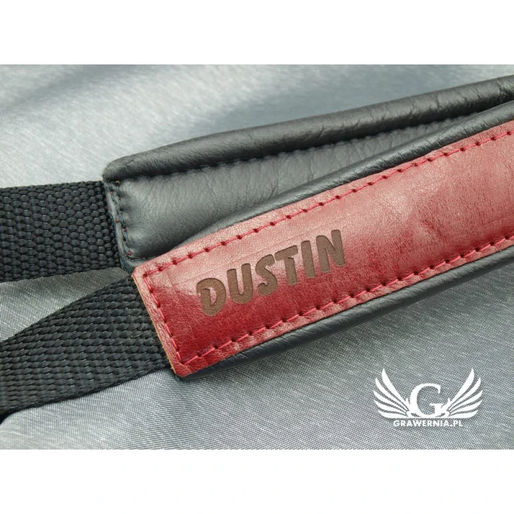SAXOPHONE STRAP black-burgundy - model: Jazz - Comfort version - PDS4