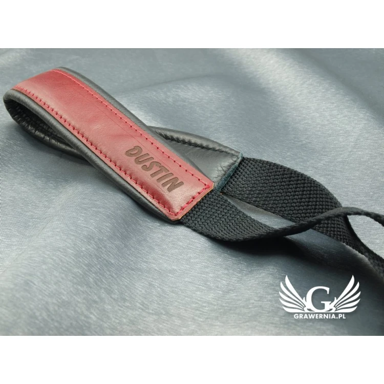 SAXOPHONE STRAP black-burgundy - model: Jazz - Comfort version - PDS4