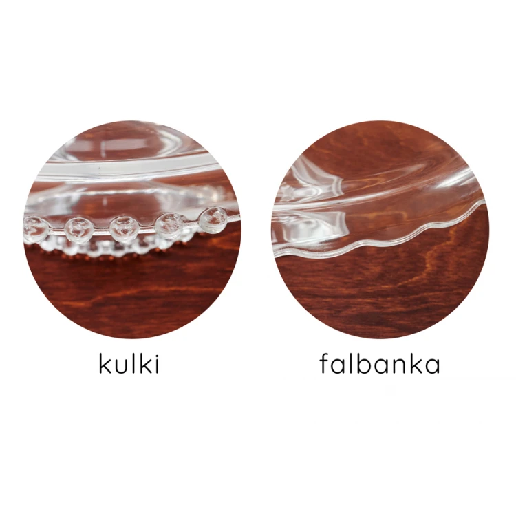 Glass cake stand with engraving - All the best - PAT019