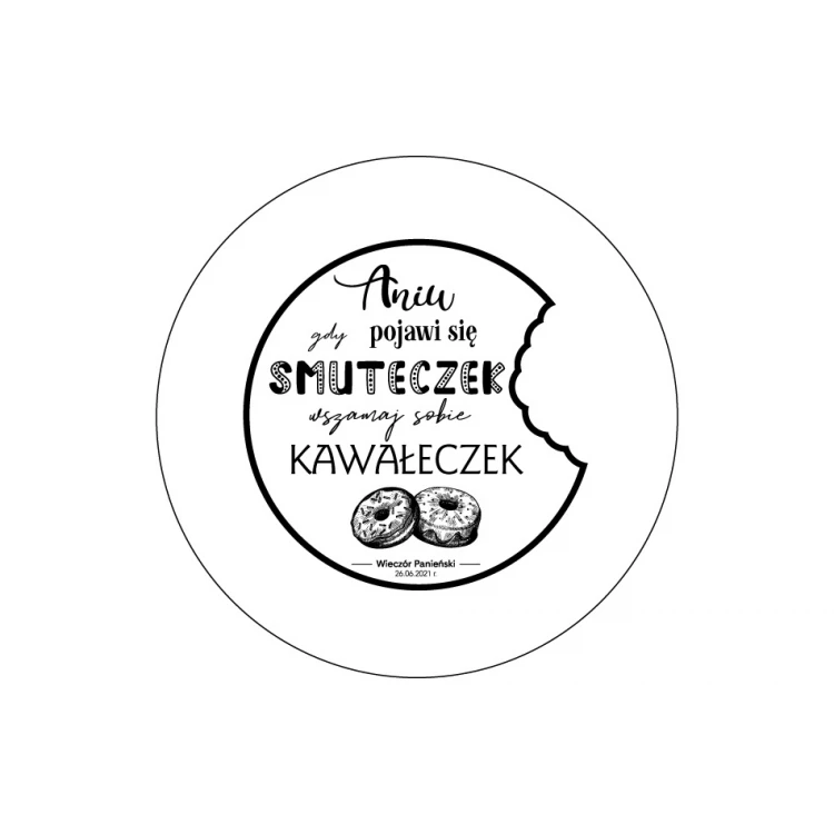 Glass Cake Stand with Engraving - Bachelorette Party - PAT031