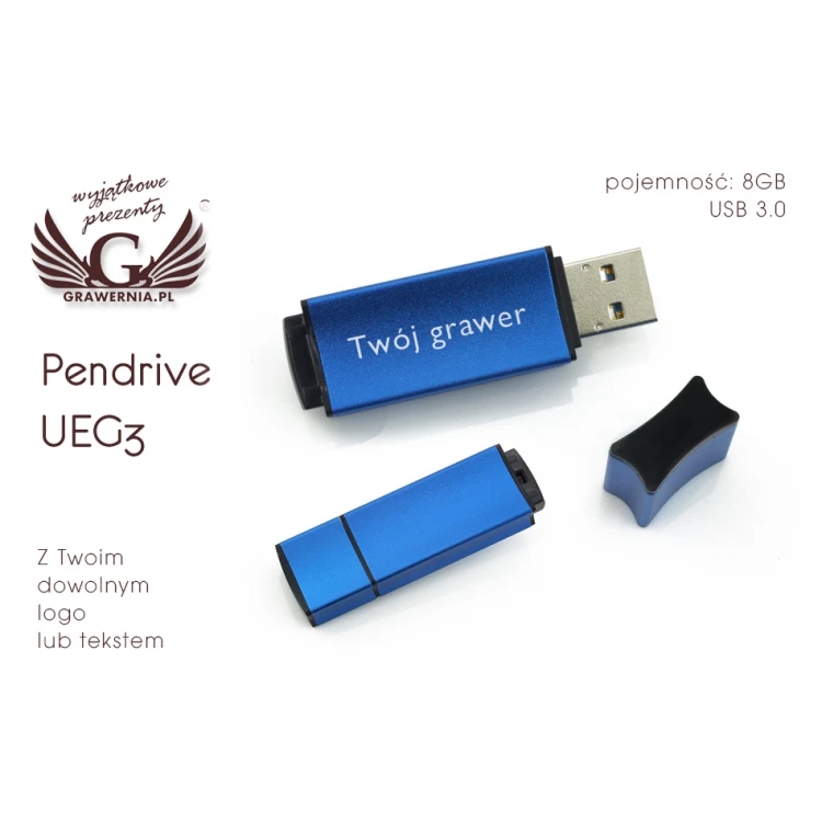 GOODRAM UEG3 16GB USB 3.0 PENDRIVE with your custom logo or text