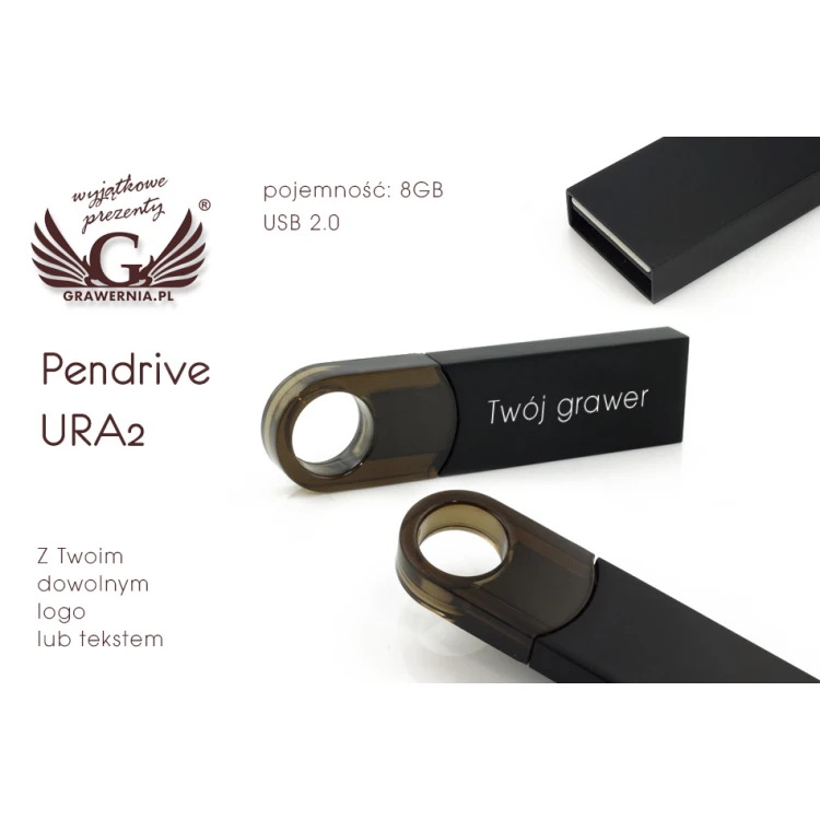 GOODRAM URA2 8GB USB 2.0 PENDRIVE with your custom logo or text