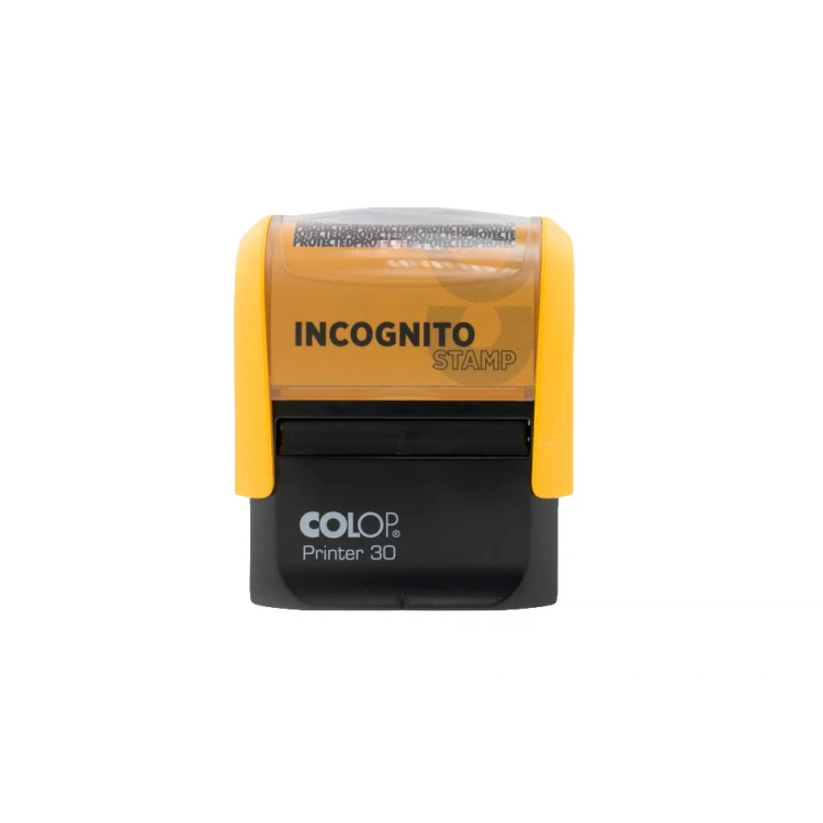 Colop Incognito 30 Data Protection Stamp - imprint size - 47x18mm - COL030