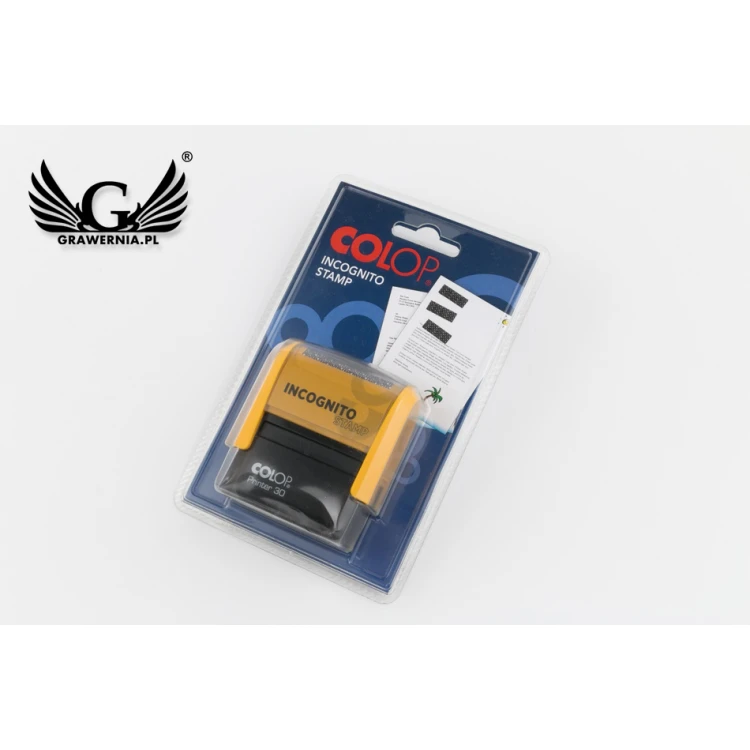 Colop Incognito 30 Data Protection Stamp - imprint size - 47x18mm - COL030