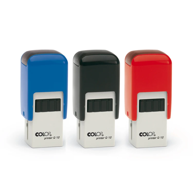 Self-inking square stamp COLOP Printer Q12 - text plate size: 12x12mm - COL065
