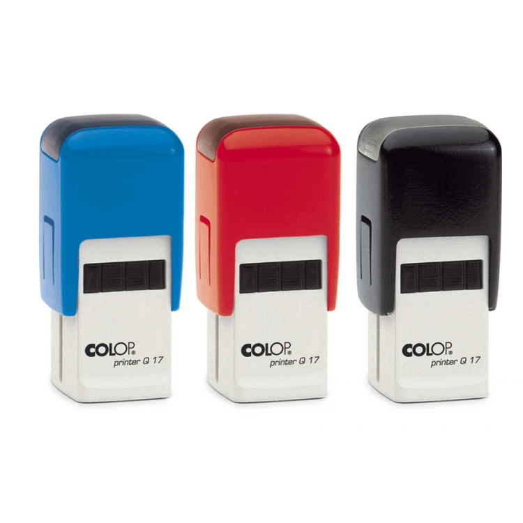 Self-inking square stamp COLOP Printer Q17 - text plate size: 17x17mm - COL066