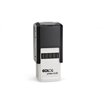 Self-inking square stamp COLOP Printer Q20 - text plate size: 20x20mm - COL067