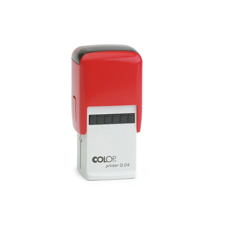 Self-inking square stamp COLOP Printer Q24 - text plate size: 24x24mm - COL068